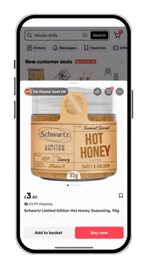 Schwartz UK Hot Honey Product on TikTok Shop
